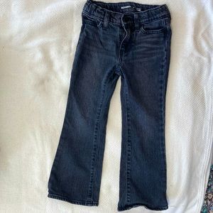 Old navy girls high rise flare black jeans in size 6